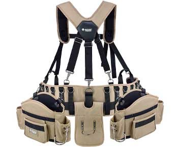 Jackson Palmer Professional Comfort-Rig Tool Belt With Suspenders