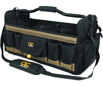 CLC-Custom-Leathercraft-1579-20-Inch,-Open-Top,-Soft-Sided-Tool-Box,-27-Pockets