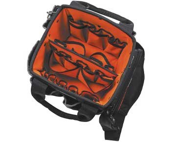 Tool-Bag-with-Shoulder-Strap-Has-40-Pockets-for-Tool-Storage-and-Orange-Interior-Klein-Tools-5541610-14